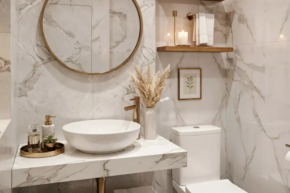 Small Bathroom Decor Ideas | Make a Tiny Bathroom Feel Spacious and Chic | Smart Budget Tips