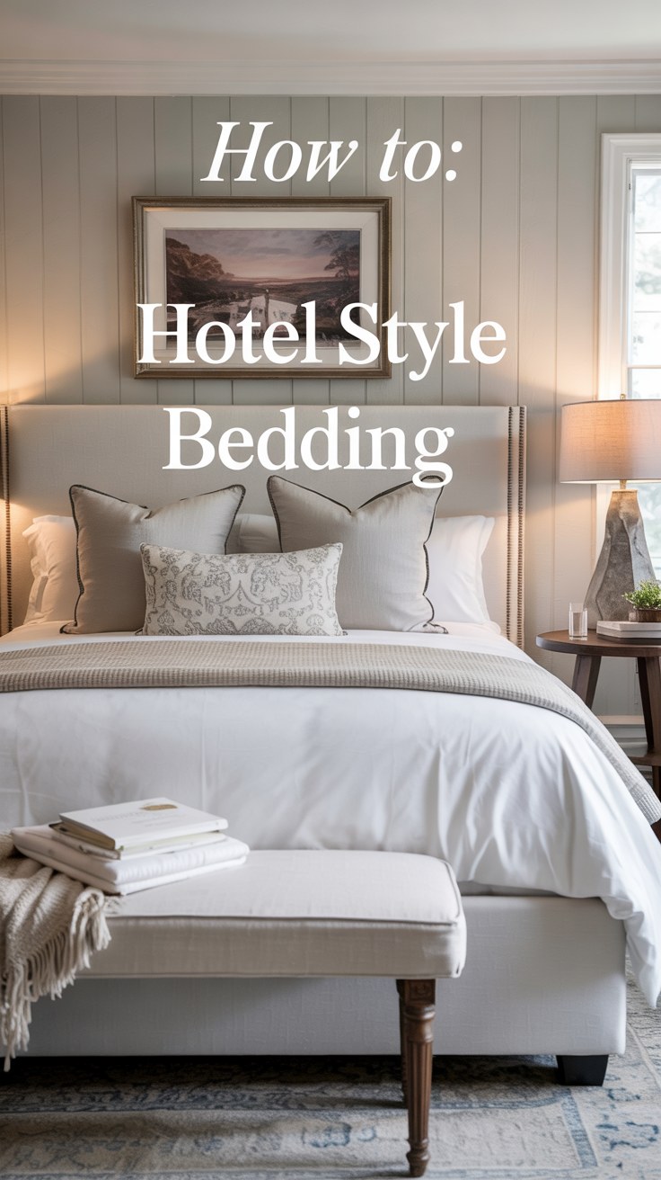 How to Create Luxury Hotel Style Bedding at Home