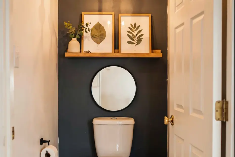 Half Bath Decor Ideas on a Budget | Maximize a Tiny Space | Small Bathroom Makeover