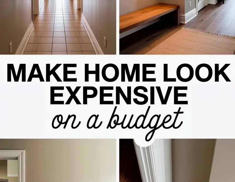 Budget Bathroom Decor Ideas from an Entryway & Hallway Makeover