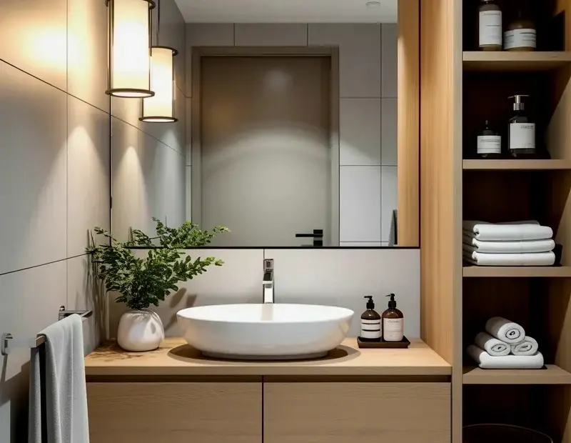 3 Ways to Elevate a Small Bathroom with Subway Tile and Dark Floors