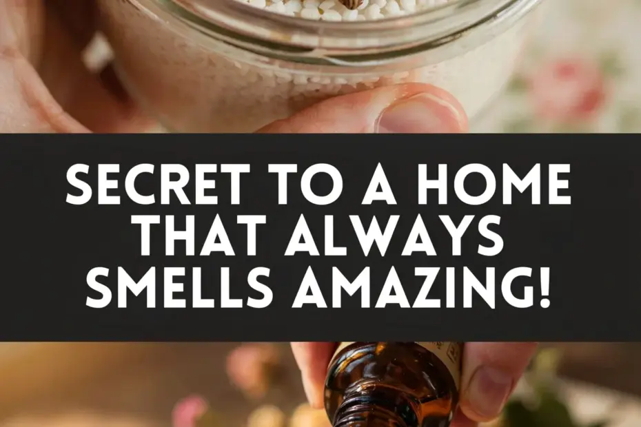 Bathroom smell hack: a 2-minute routine for fresh bathroom scent 🌿
