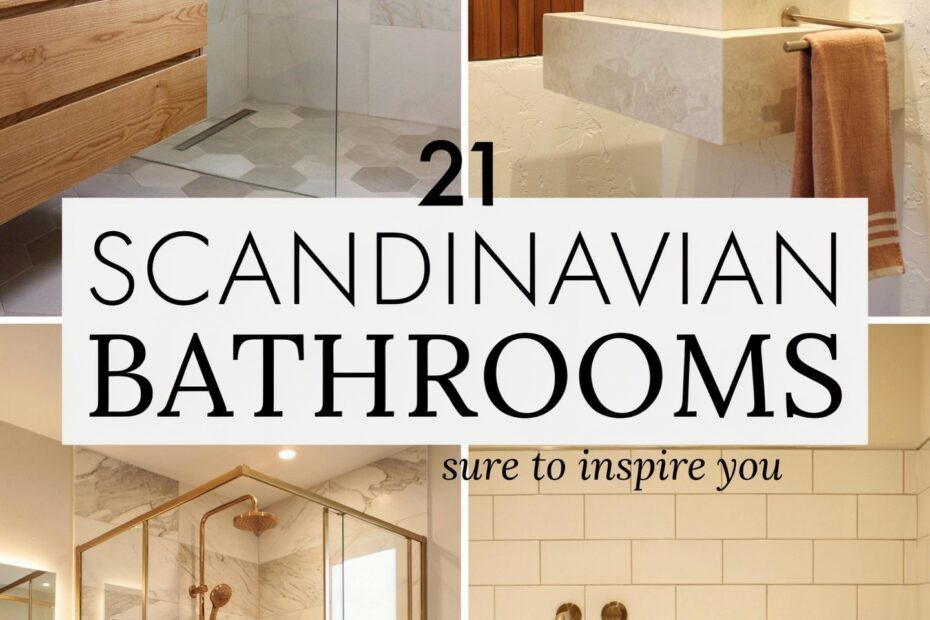 Scandinavian Bathroom Decor Ideas | Minimalist Modern Design | Small Bathroom Inspiration