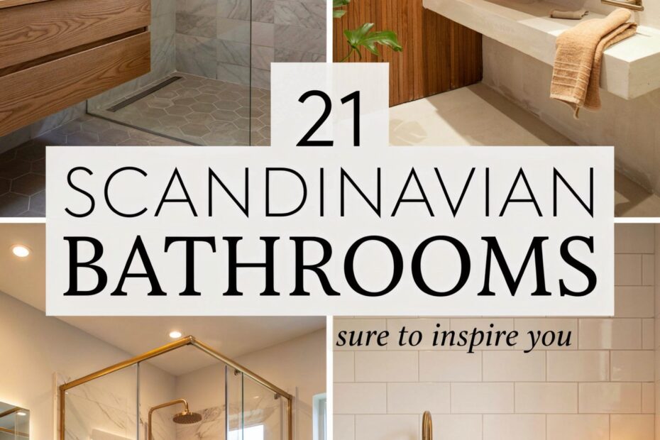 Modern Scandinavian Bathroom Decor Ideas for Small Spaces | Minimalist Design Tips