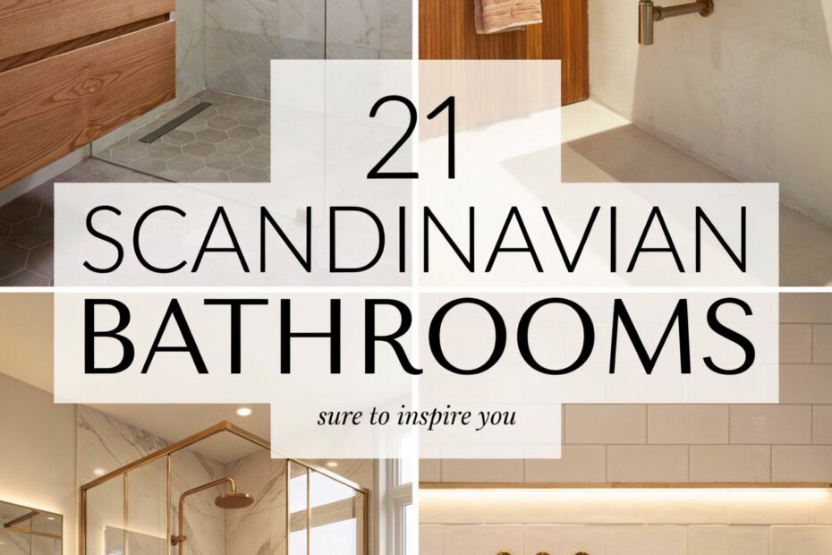 Modern Scandinavian Bathroom Decor Ideas | 21 Minimalist Designs for a Serene Spa Vibe