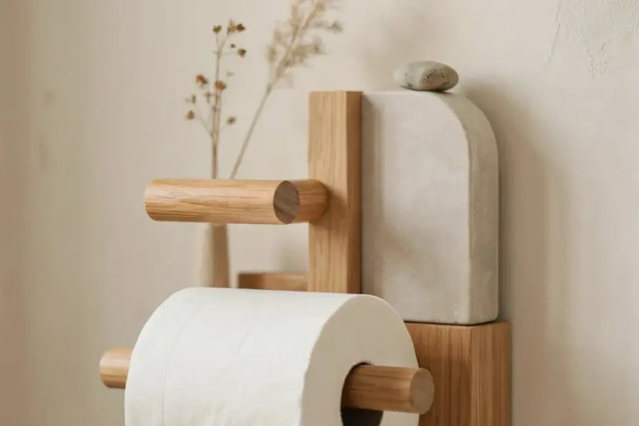 Frog On Unicycle Toilet Paper Holder | Quirky Bathroom Decor for Fun | Small Bathroom Accessories