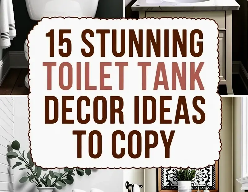 Toilet Tank Decor Ideas: 15 Ways to Style the Back of Your Toilet (No Clutter!)